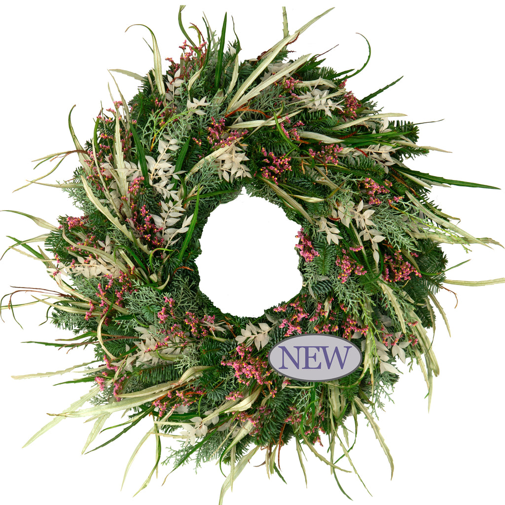 Grevillia and Limonium Wreath